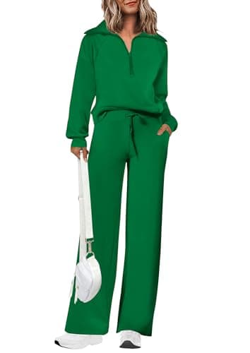 PRETTYGARDEN Half-Zip Set