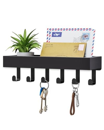 Wood Tray Key Shelf
