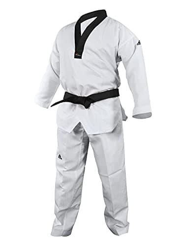 adidas Black V‑Neck Dobok