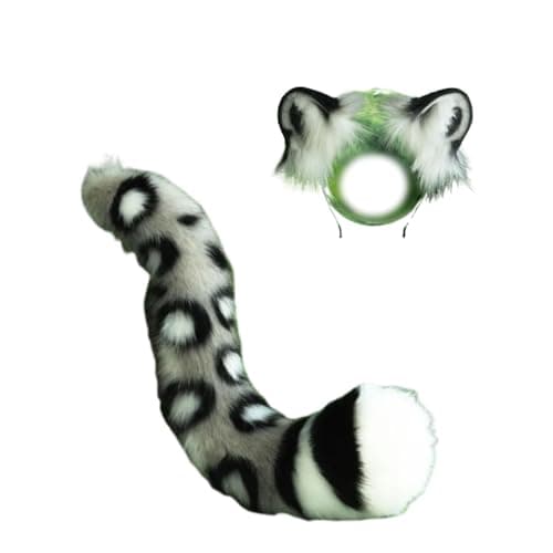 Snow Leopard Ears Set