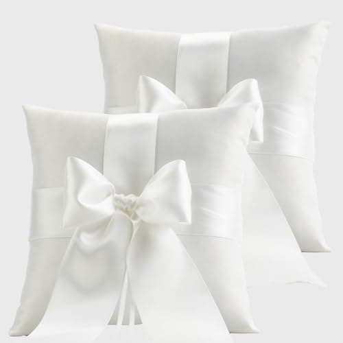 Ivory Big Bow Pillow