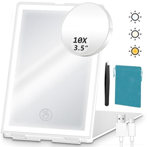 Haikopoon Lighted Travel Mirror