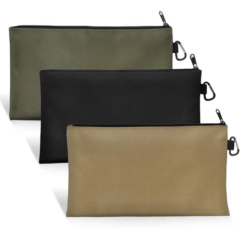 3-Pack Zipper Pouches