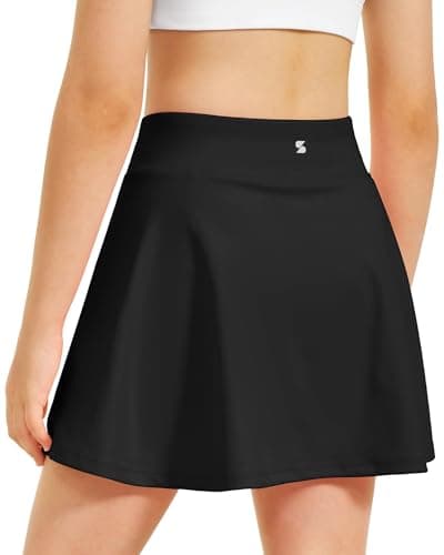 High-Waist Tennis Skort