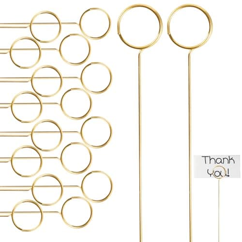 Gold Wire Photo Rings