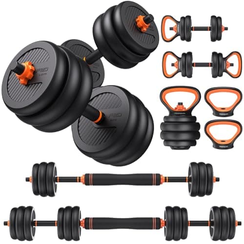 FEIERDUN 4-in-1 Adjustable Dumbbells