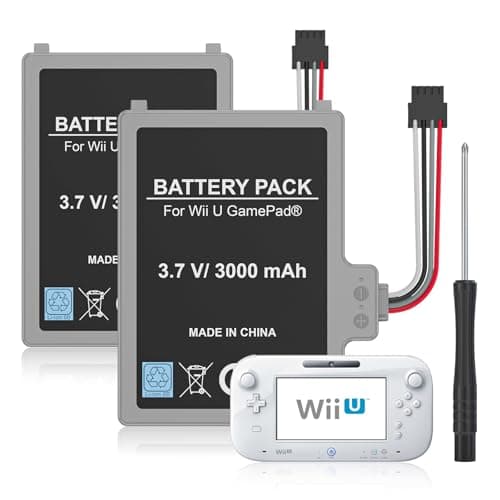 2-Pack Wii U Batteries