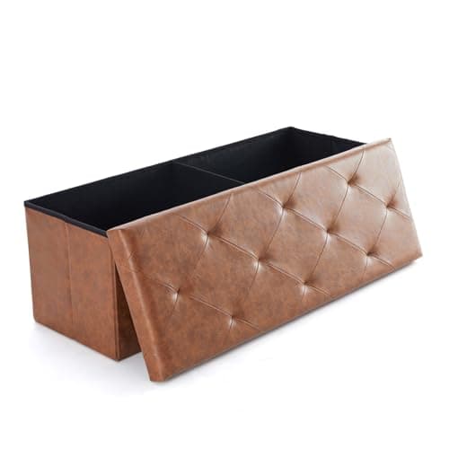 Folding Storage Ottoman