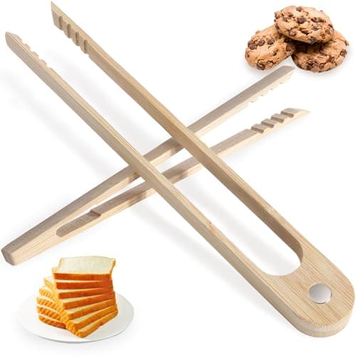 Magnetic Bamboo Toast Tongs