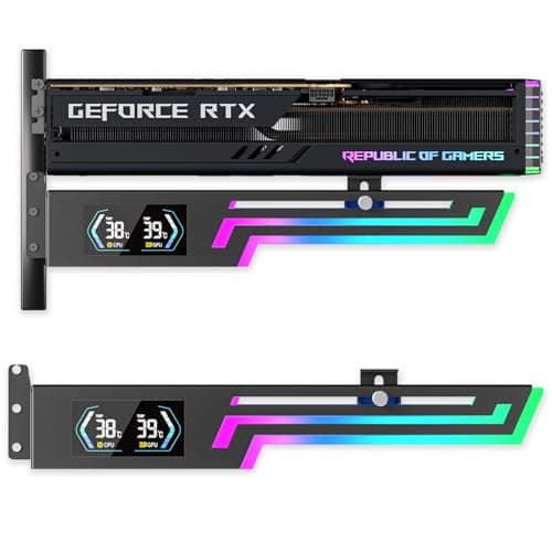 GPU Bracket with Temp Display