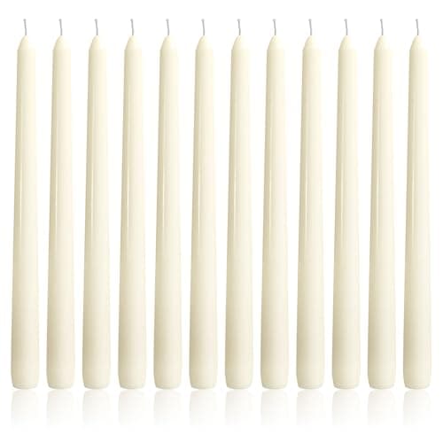 Eco-Conscious Ivory Tapers
