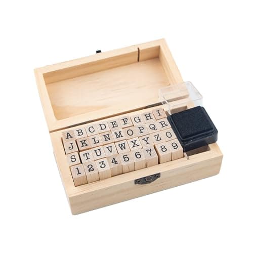 Alphabet Wooden Stamps