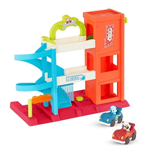 Colorful Toddler Car Garage