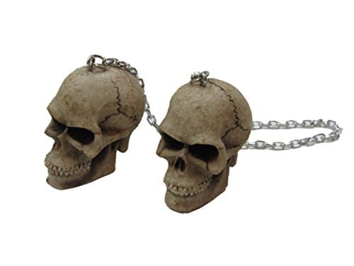 Skull Mirror Danglers
