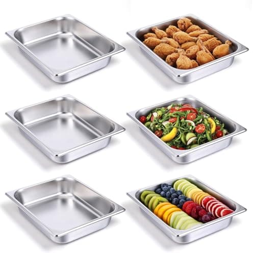 Half-Size Stainless Pans