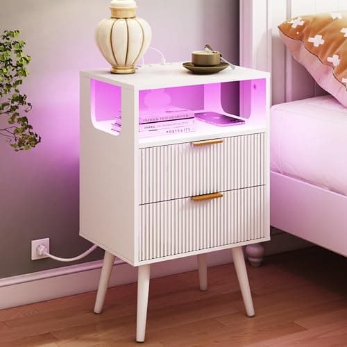 JOONEE White Nightstand