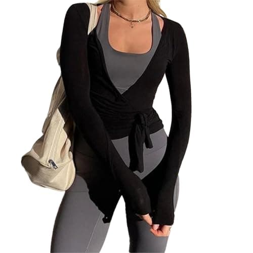 Affordable Wrap Tie Top