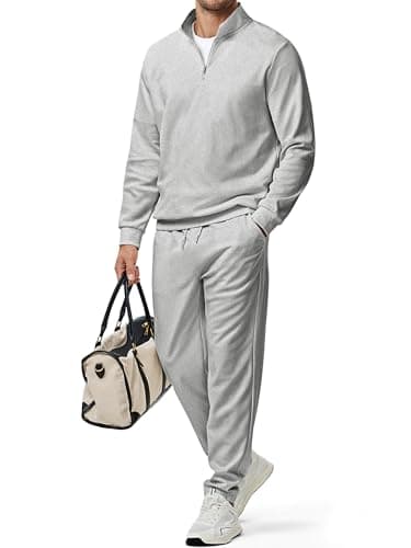 Twill Quarter-Zip Set