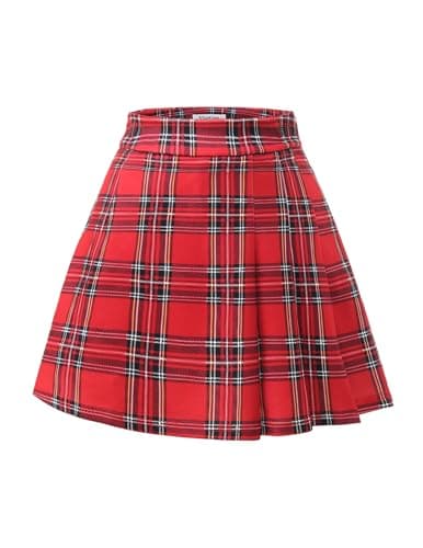 Skort-Lined Pleated