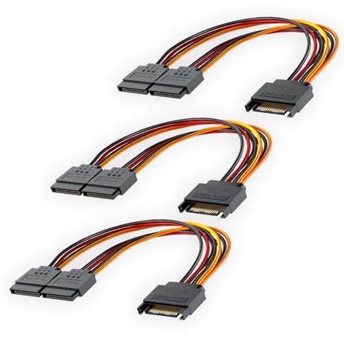SATA Power Splitter 3-Pack