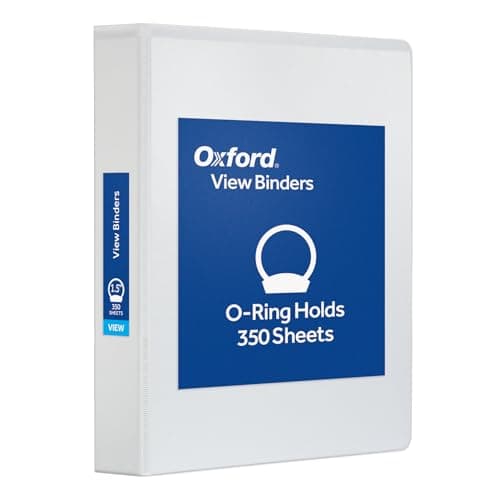 1.5" Round View Binder