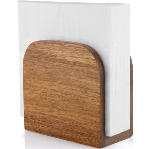 Acacia Wood Napkin Holder