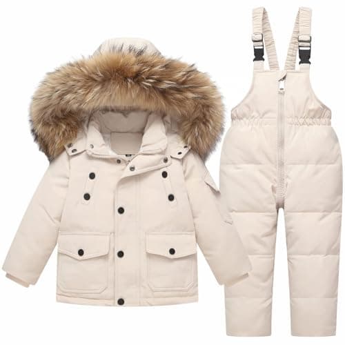 Warm Hooded Snowsuit