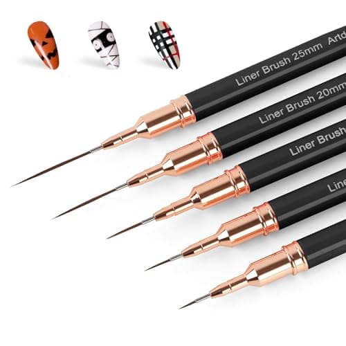 Metallic Liner Brush Set