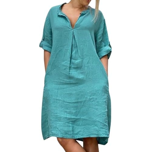 Oversized Shirt Dress
