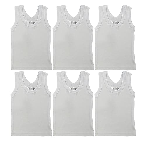 Unisex Cotton Tank 6-Pack