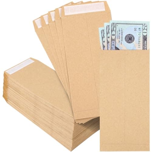 Self-Adhesive Cash Envelopes