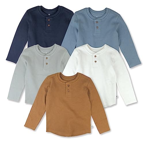 Organic Waffle Henley