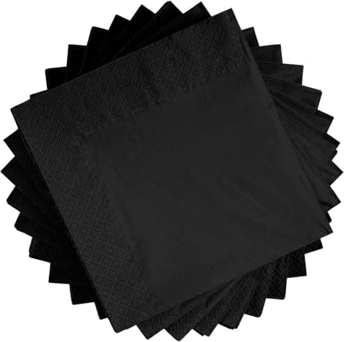 Affordable Black Party Napkins