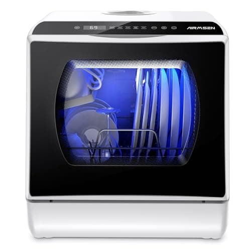 Spacious Countertop Dishwasher