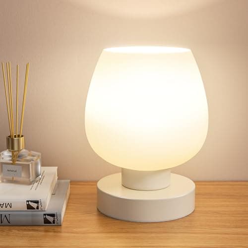 Opal Glass Touch Lamp