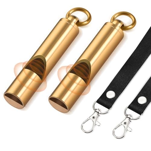 Brass Survival Whistle