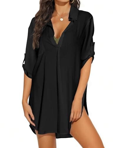Lightweight V‑Neck Coverup