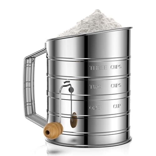 3-Cup Crank Sifter