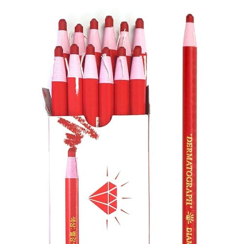 Budget Red Glass Pencils