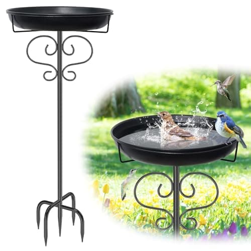Sturdy Metal Bird Bath