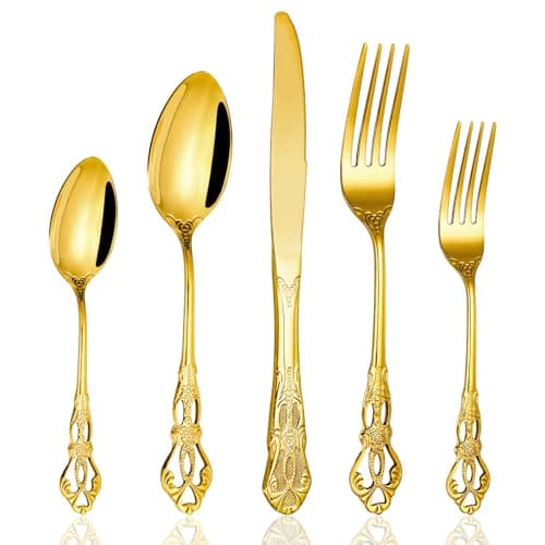 Cididu Retro Gold Flatware