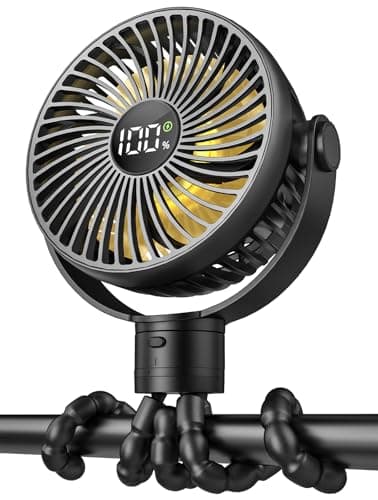 4000mAh Clip-On Fan