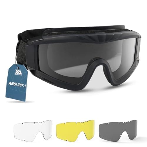 3-Lens Tactical Goggles