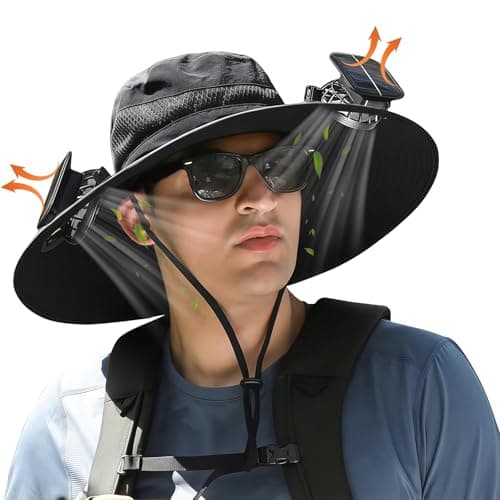 X-CHENG Solar Fan Hat