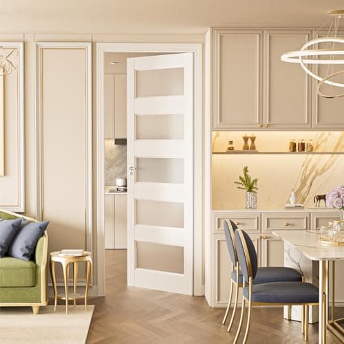 24-inch Frosted French Door