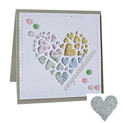Love Heart Frame Dies