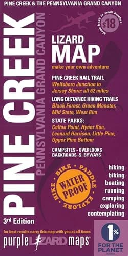 Pine Creek Lizard Map