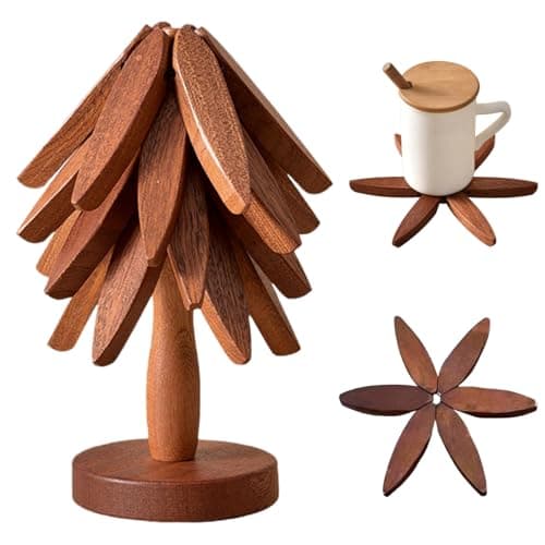 Black Walnut Trivet Set