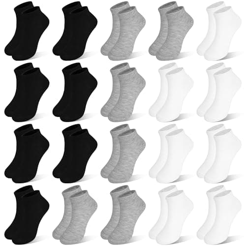 20-Pair Kids Ankle Socks