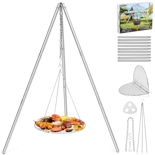 Heavy-Duty Tripod Grill